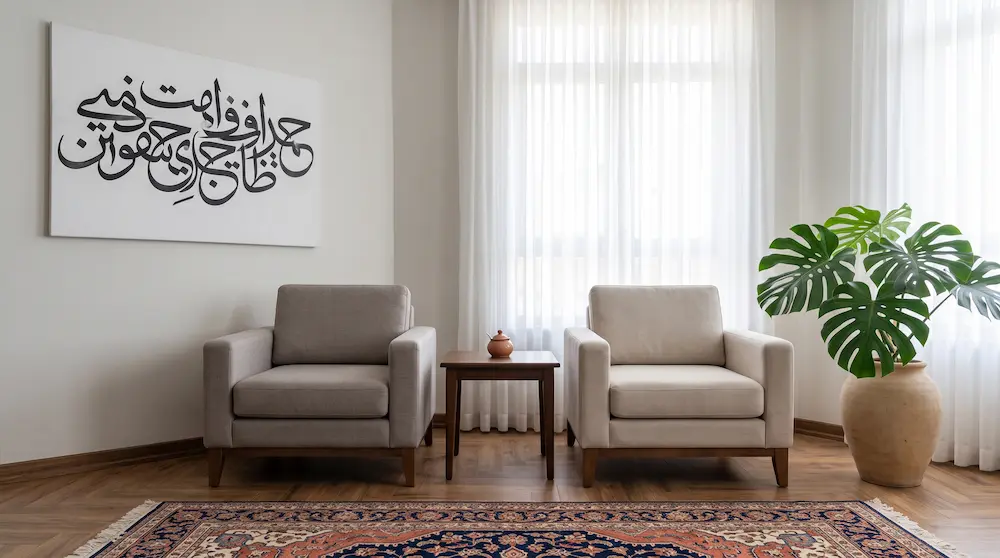 چیدمان متقارن با یک عنصر ساختارشکن